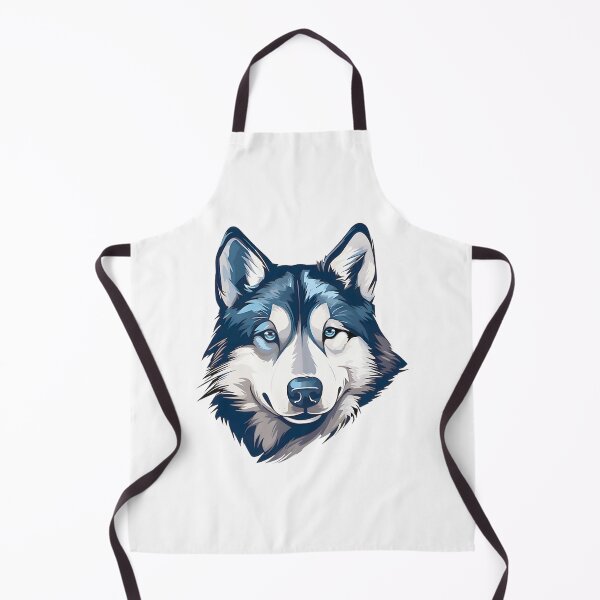 Item preview, Majestic Husky Portrait Blue Eyes Cool Dog Art ⭐⭐⭐⭐⭐ designed and sold by Wings2021.
