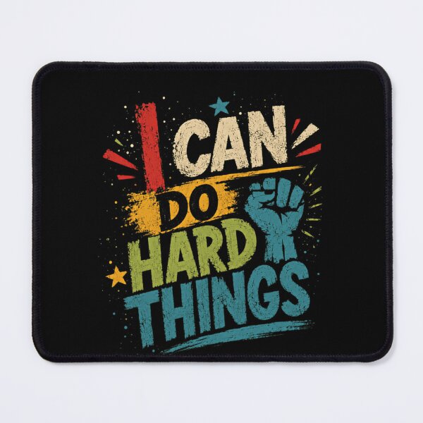Item preview, I Can Do Hard Things Motivational Inspiration Empowerment designed and sold by RetroMini2026.