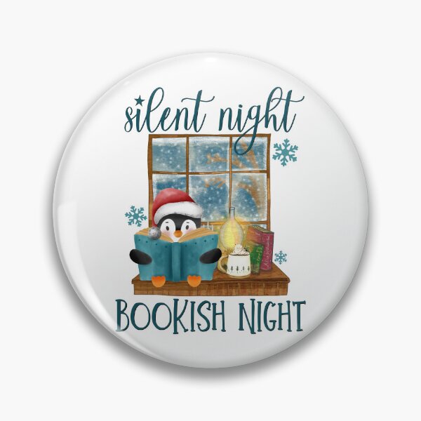 Item preview, Cozy Christmas Silent Bookish Night designed and sold by humnoo.