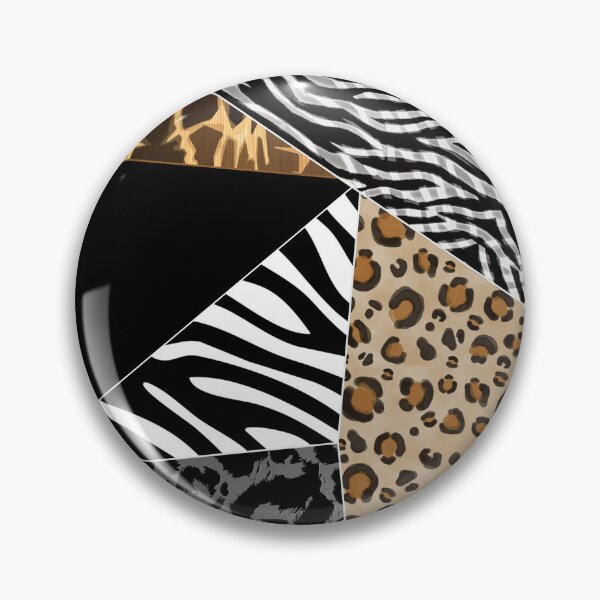 Item preview, Animal Print Patchwork Asymmetrical Tile designed and sold by jocelynsart.
