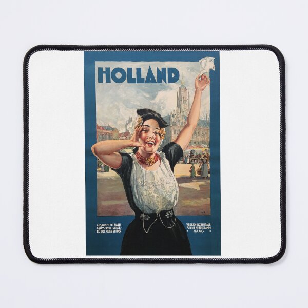 Item preview, Vintage Netherlands / Holland travel poster designed and sold by Rob’s Dumb Stickers.