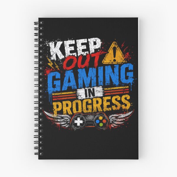 Item preview, Keep Out Gaming In Progress Gamer Video Game Player designed and sold by RetroMini2026.