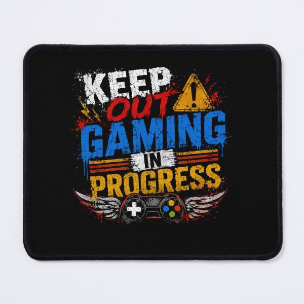 Item preview, Keep Out Gaming In Progress Gamer Video Game Player designed and sold by RetroMini2026.