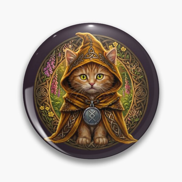 Item preview, The Summer Solstice Tabby Cat Motif - Midsummer Night Edition designed and sold by Englandbear.