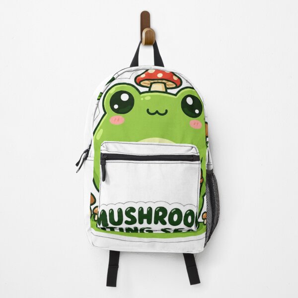 Item preview, Cute Mushroom Forager Frog With Basket designed and sold by PixelNest40.