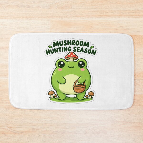 Item preview, Cute Mushroom Forager Frog With Basket designed and sold by PixelNest40.