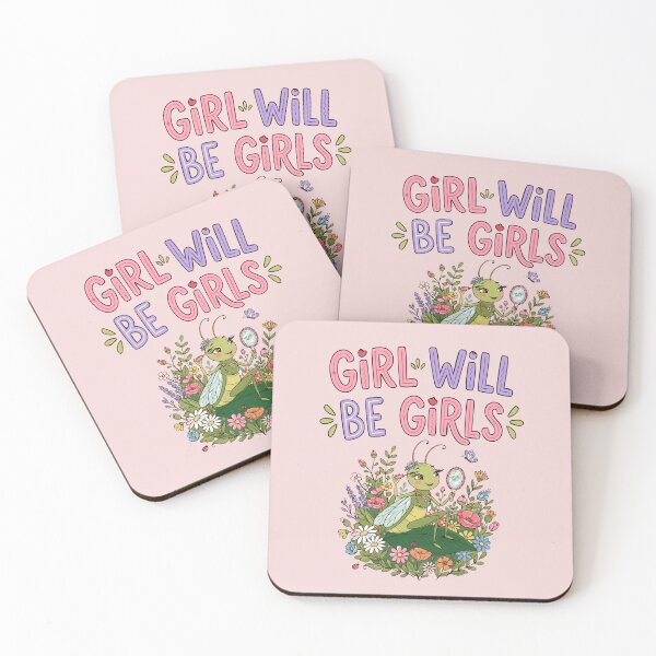 Item preview, Girls Will Be Girls Praying Mantis Cottagecore Tee Funny Bug Humor designed and sold by Colorfulman.