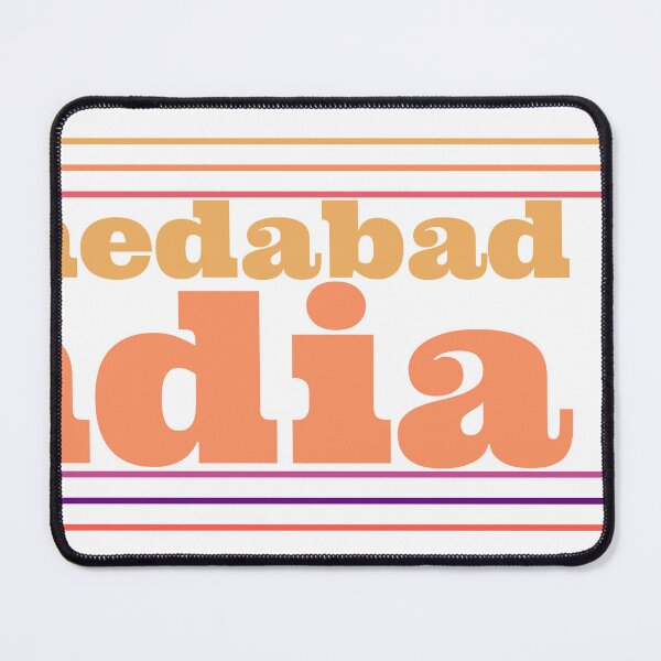 Item preview, Ahmedabad India City Marked On Country Map designed and sold by TheIconSmith.