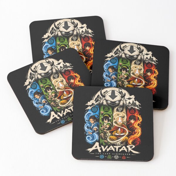 Item preview, Avatar The Last Airbender Four Elements Vintage Anime designed and sold by GSJGROUP.