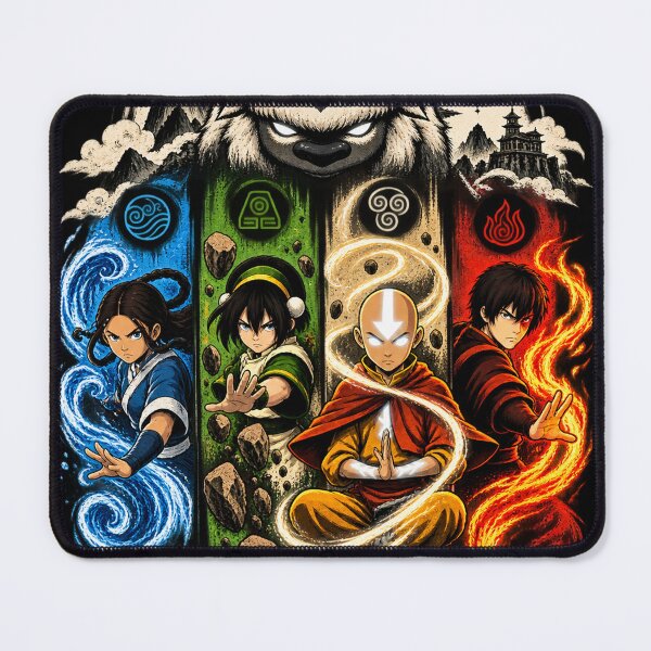Item preview, Avatar The Last Airbender Four Elements Vintage Anime designed and sold by GSJGROUP.