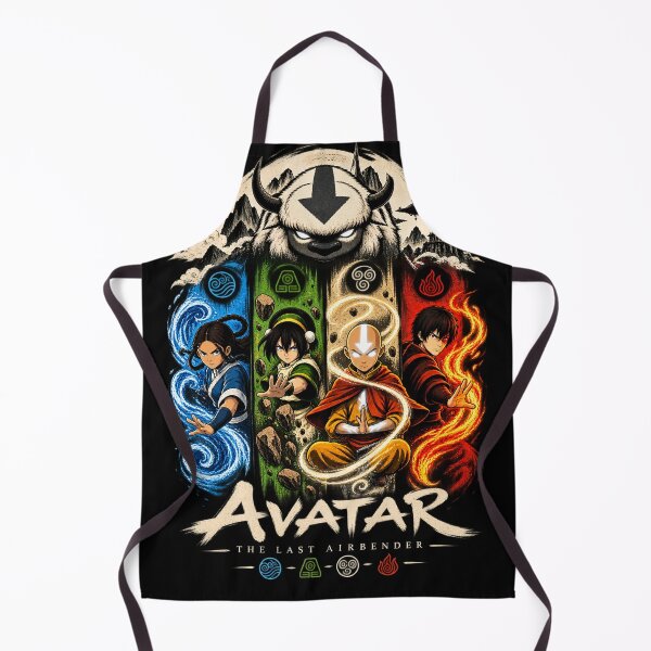 Item preview, Avatar The Last Airbender Four Elements Vintage Anime designed and sold by GSJGROUP.