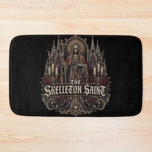 Item preview, Halloween Skeleton Saint – Gothic Holy Macabre Art designed and sold by Uglyandcute.