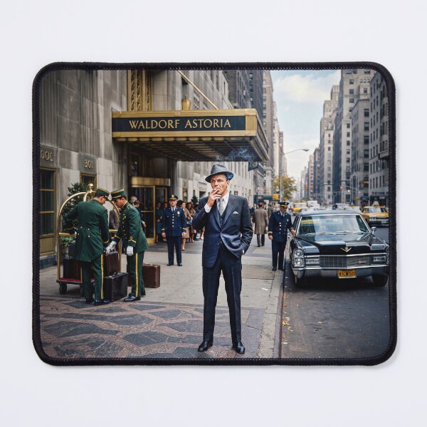 Item preview, Vintage NYC Frank Sinatra Portrait designed and sold by Home Decor Art.