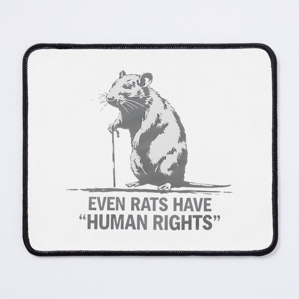 Item preview, Even Rats Have Human Rightspng ⭐⭐⭐⭐⭐ designed and sold by Wings2021.