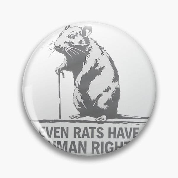 Item preview, Even Rats Have Human Rightspng ⭐⭐⭐⭐⭐ designed and sold by Wings2021.
