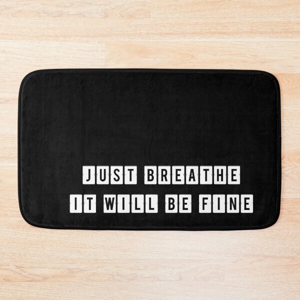 Item preview, Motivation text, it will be fine (White) designed and sold by QukiDesign.