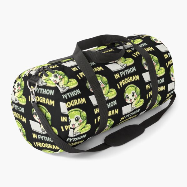 Item preview, I Program in Python - Cute Snake Programmer Coding designed and sold by TeeTimeTreasure.