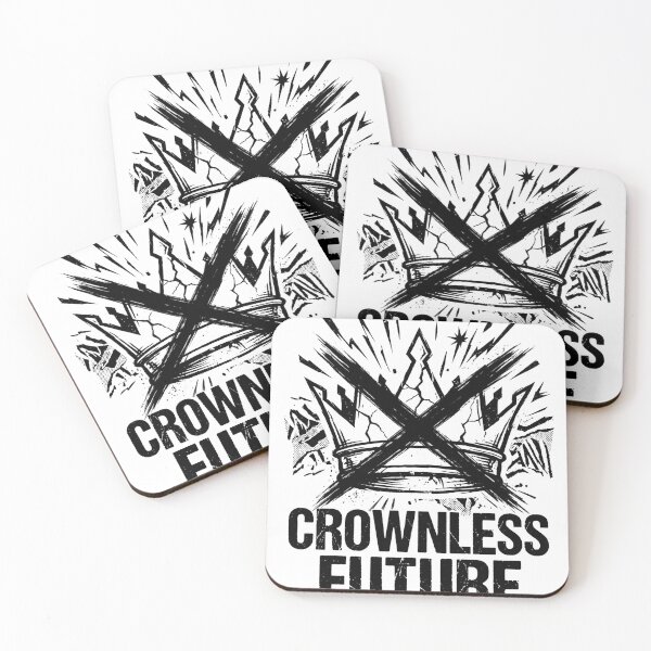 Item preview, Crownless Future Anti Monarchy Design designed and sold by j-2k.