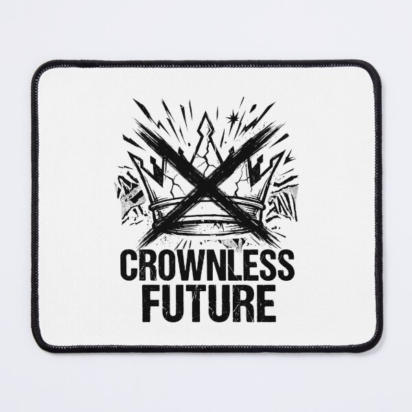 Item preview, Crownless Future Anti Monarchy Design designed and sold by j-2k.