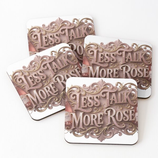 Item preview, Statement LESS TALK MORE ROS Text Design designed and sold by dazzlemakers.