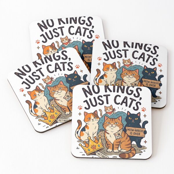 Item preview, No Kings Just Cats Rebellion designed and sold by j-2k.
