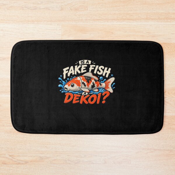 Item preview, Is A Fake Fish A Dekoi Koi Wordplay designed and sold by elderberry.