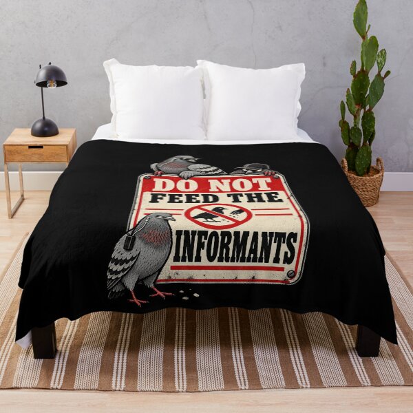 Item preview, Spy Pigeons Do Not Feed The Informants Sign designed and sold by elderberry.