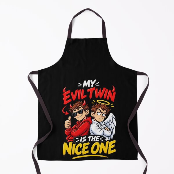 Item preview, Funny Evil Twin Nice One Angel Devil Twins Quote designed and sold by elderberry.
