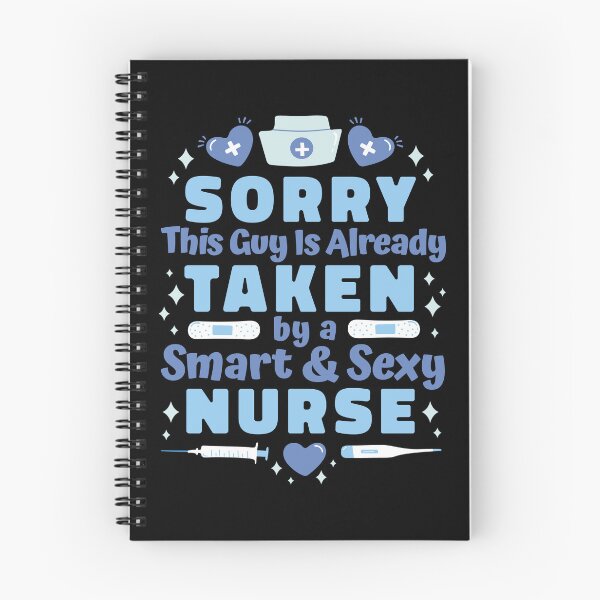 Item preview, Sorry This Guy Is Taken By A Smart And Sexy Nurse Husband Boyfriend Gift designed and sold by Hilal-Studio.