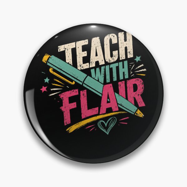 Item preview, Teach With Flair Teacher Educator Learning Professional designed and sold by HumansStuck12.