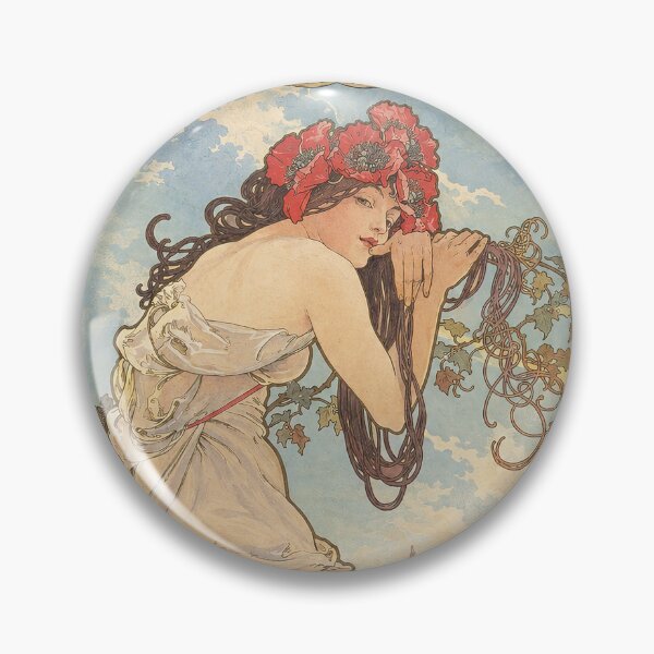 Item preview, Alphonse Mucha Seasons Summer designed and sold by maniacfitness.