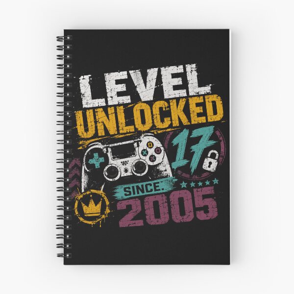 Item preview, Level Unlocked 17 Since 2005 Birthday Gaming Seventeen Years Old Born 2005 designed and sold by RetroMini2026.
