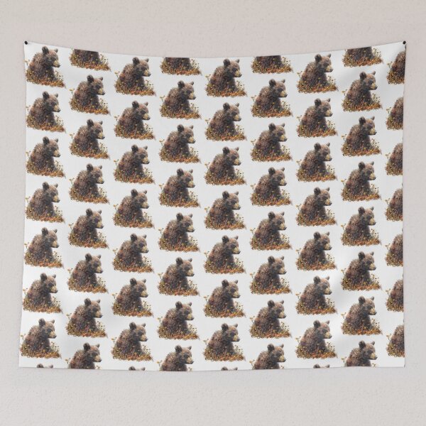 Item preview, Bear Cub | Cute Woodland Animal Watercolor Art designed and sold by Mandayartstudio.