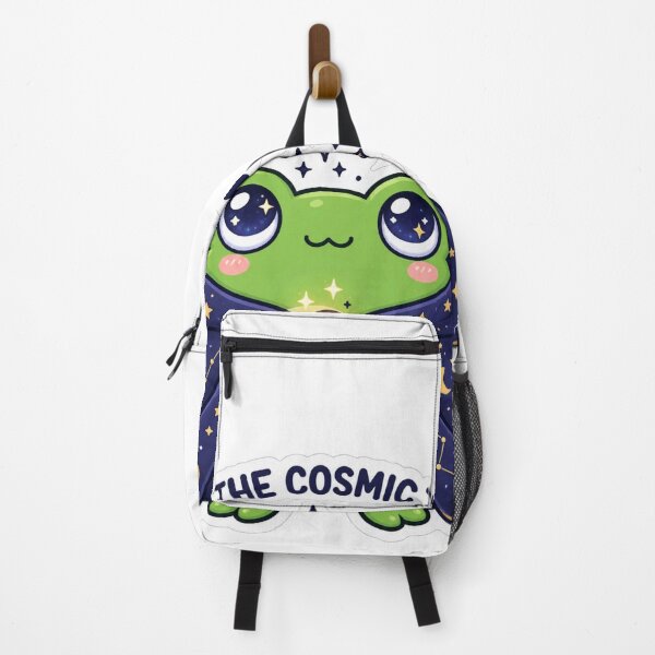 Item preview, Mystic Cosmic Frog With Crescent Moon designed and sold by PixelNest40.