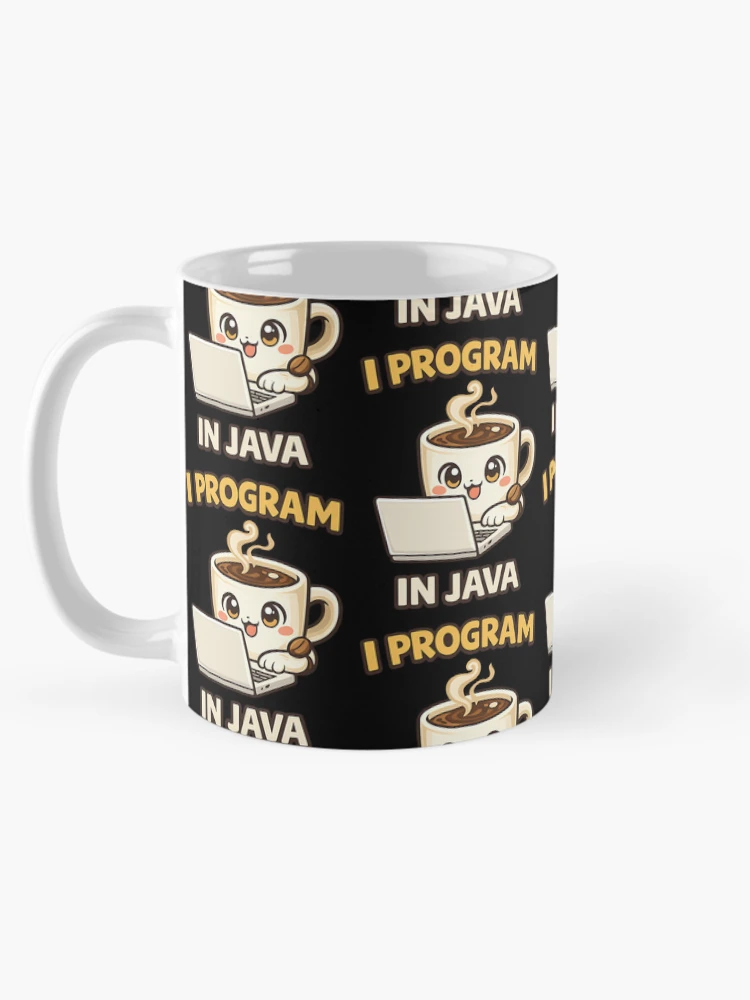 Thumbnail 5 of 6, Coffee Mug, I Program in Java - Cute Coffee Programmer Coding designed and sold by TeeTimeTreasure.