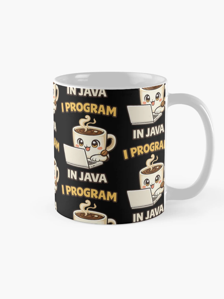 Thumbnail 3 of 6, Coffee Mug, I Program in Java - Cute Coffee Programmer Coding designed and sold by TeeTimeTreasure.