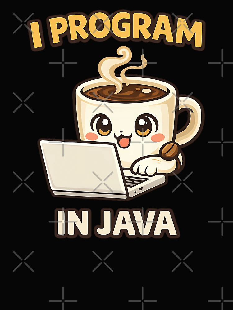 Thumbnail 4 of 4, Boxy T-Shirt, I Program in Java - Cute Coffee Programmer Coding designed and sold by TeeTimeTreasure.