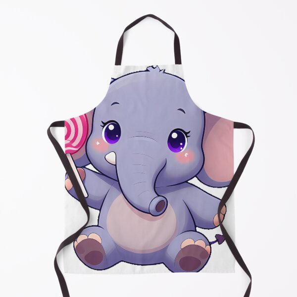 Item preview, Cute Elephant with Swirl Lollipop designed and sold by pumsquare.