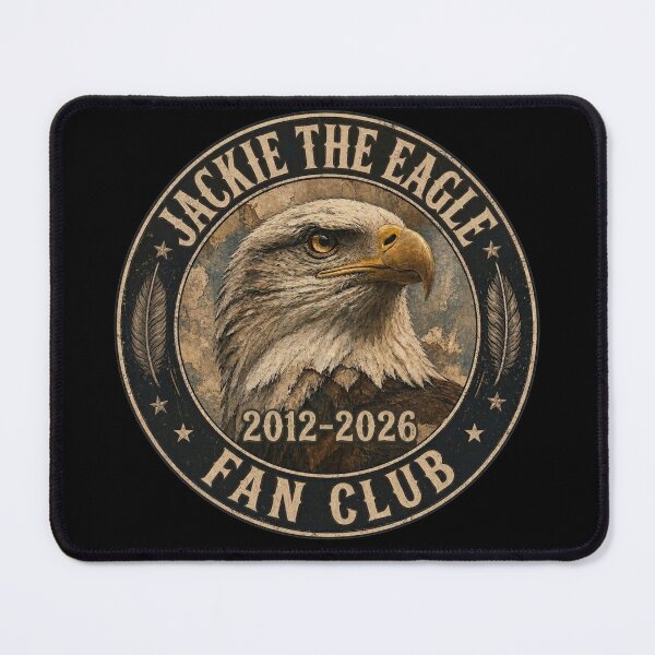 Item preview, Jackie the Eagle Fan Club – 2012-2026 designed and sold by Wilcox PhotoArt.