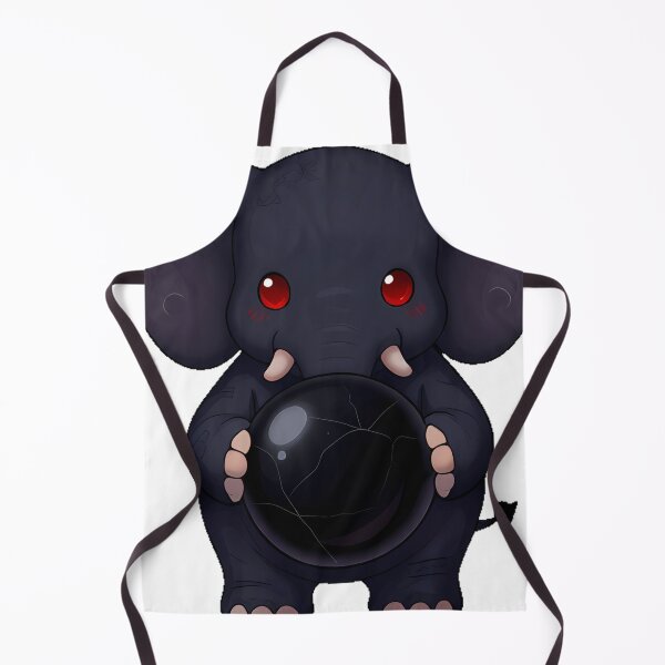 Item preview, Gothic Black Elephant with Matte Onyx Sphere designed and sold by IllumeInk.