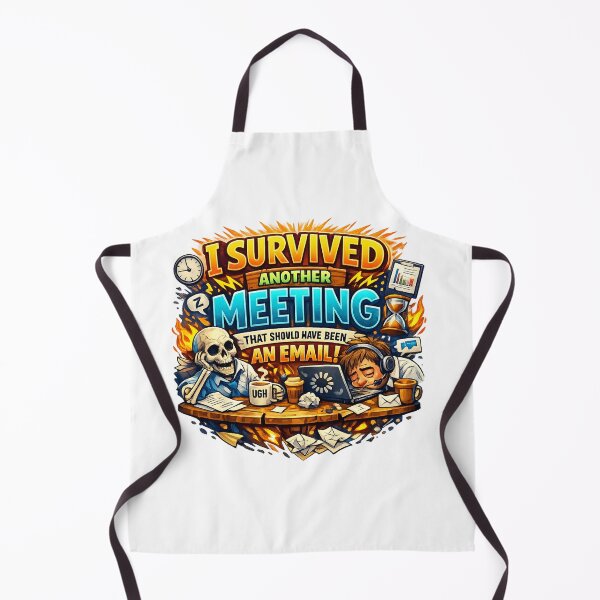 Item preview, I Survived Another Meeting That Should Have Been an Email Funny Office Humor designed and sold by Sushikidsntod.