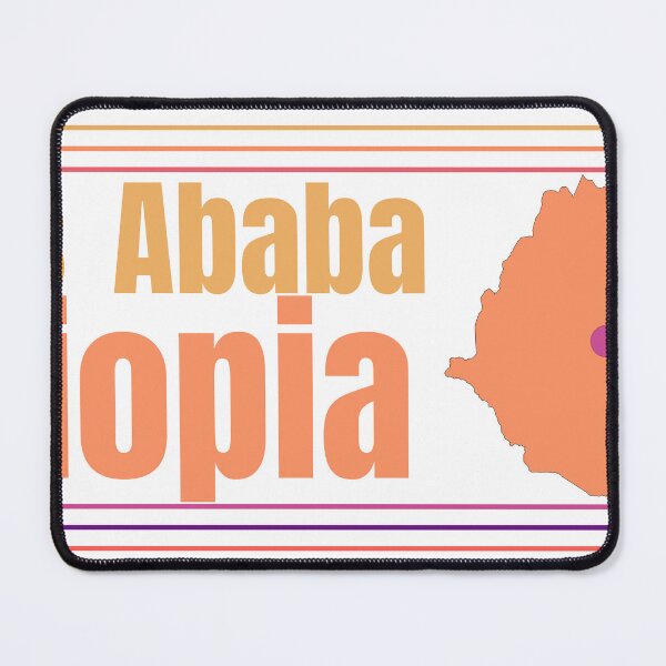 Item preview, Addis Ababa Ethiopia City Marked On Country Map designed and sold by TheIconSmith.