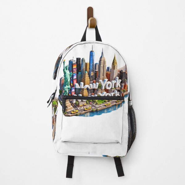 Item preview, New York City Skyline – Iconic NYC Landmarks Travel Design designed and sold by 4U---Store.