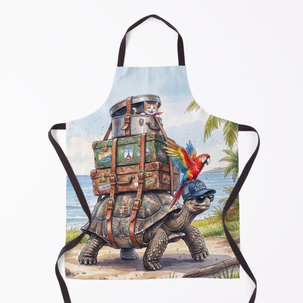 Item preview, Slow Travel Tortoise with Adventure Pets designed and sold by chriswo-design.