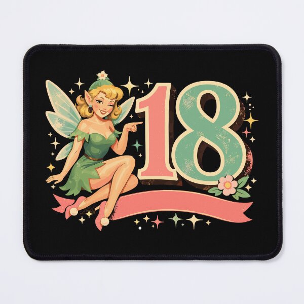 Item preview, 18th Birthday Fairy – Finally 18 Elf Graphic designed and sold by Pineapple-Tree.