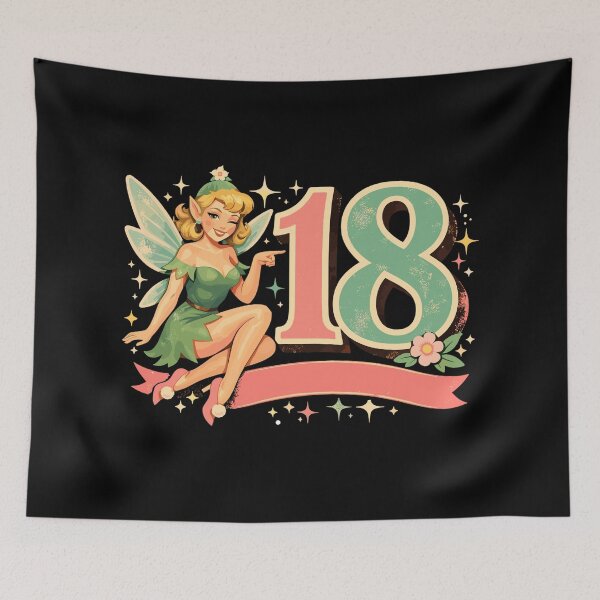 Item preview, 18th Birthday Fairy – Finally 18 Elf Graphic designed and sold by Pineapple-Tree.