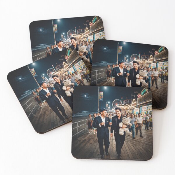 Item preview, Frank Sinatra And Elvis Presley Beach Broad Walk designed and sold by Home Decor Art.