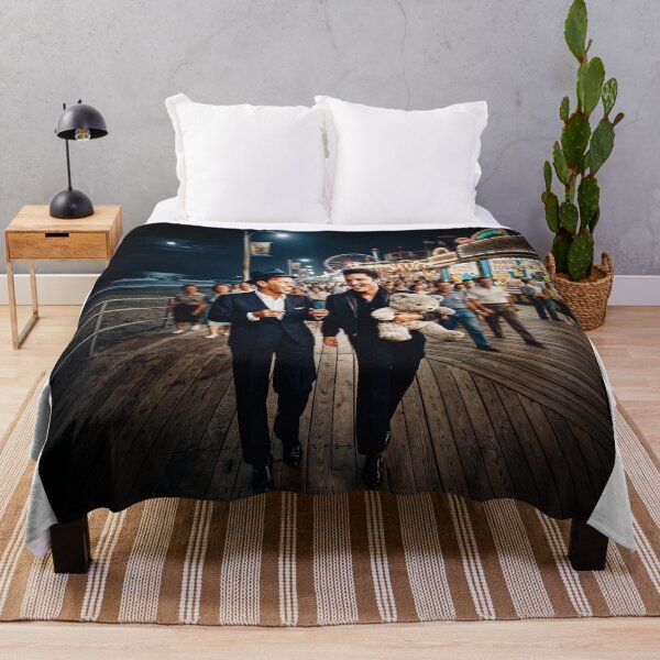 Item preview, Frank Sinatra And Elvis Presley Beach Broad Walk designed and sold by Home Decor Art.