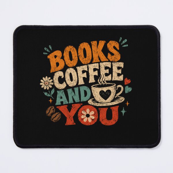 Item preview, Books Coffee And You Bookworm Coffee Lover Romantic Partner designed and sold by RetroMini2026.