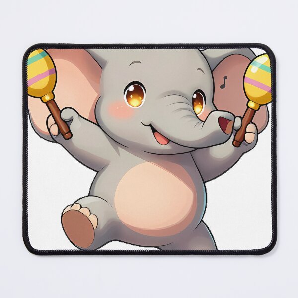 Item preview, Cute Elephant Shaking Maracas designed and sold by pumsquare.